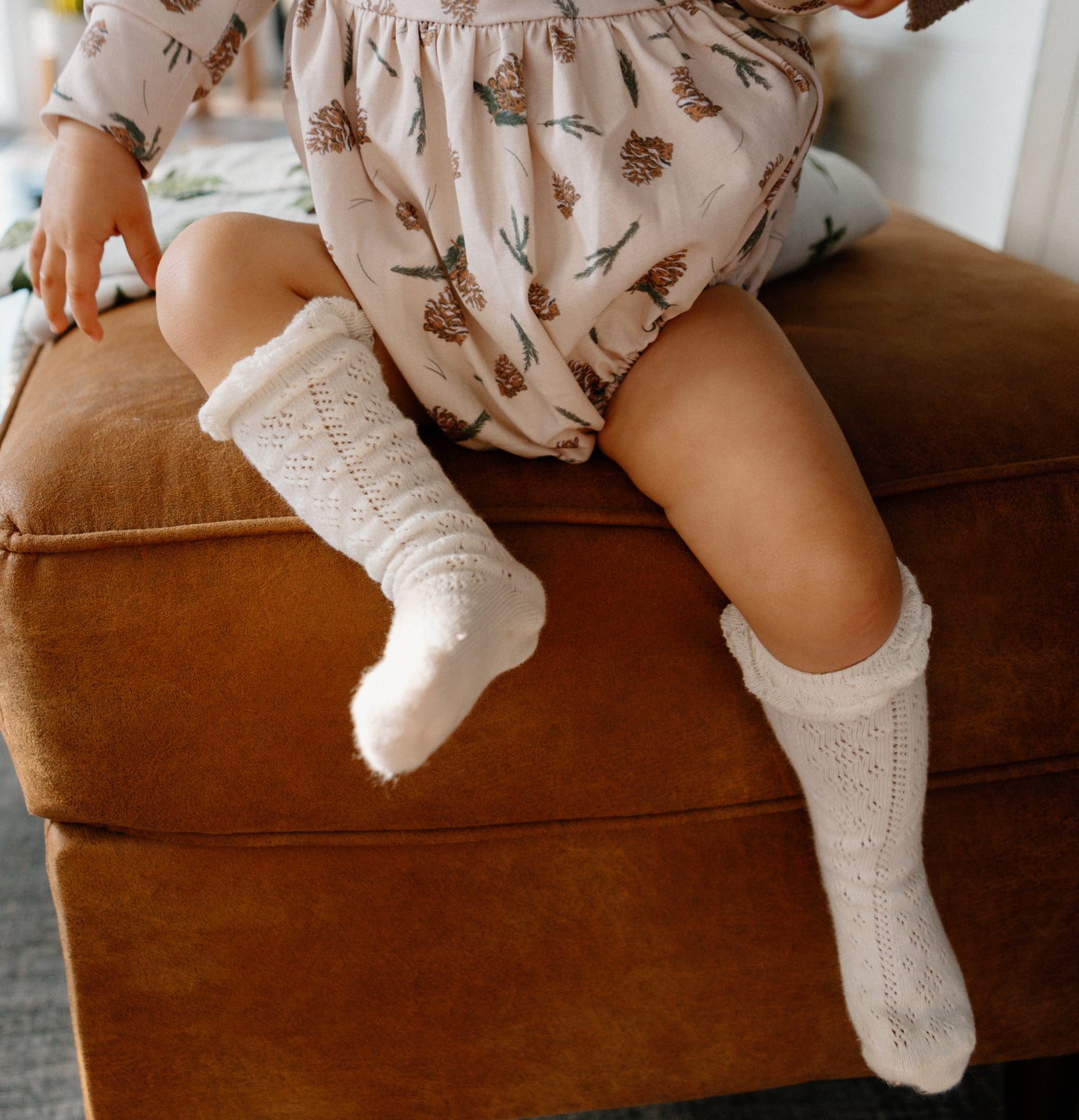 Bubble Romper in Woodland Pines