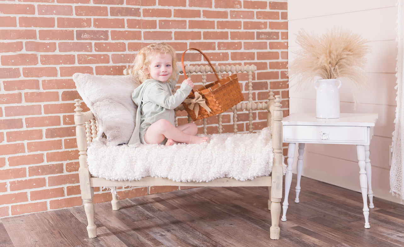 Bunny Romper-Pink & Green