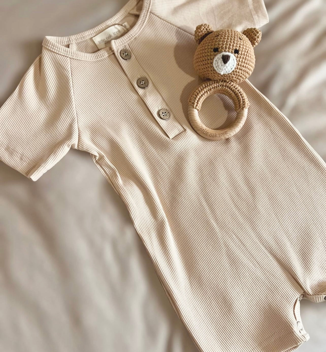 Ribbed Bamboo Neutral One-Piece