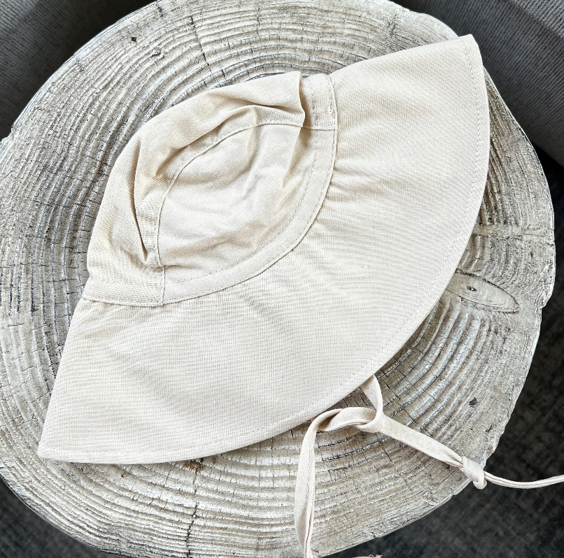 Linen Sun Hat-Tan