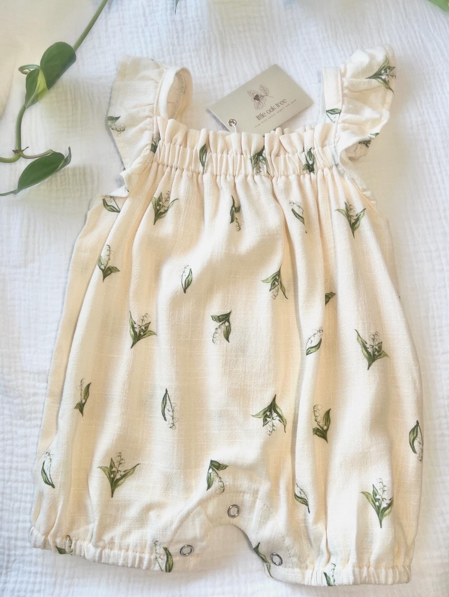 Lily of the Valley Bubble Romper