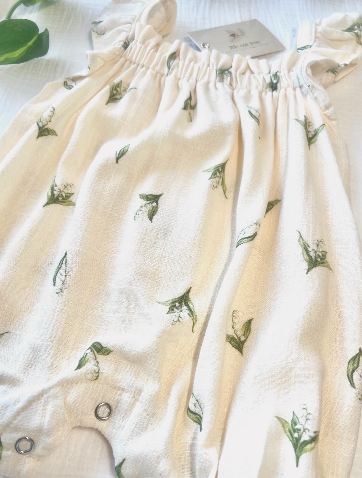 Lily of the Valley Bubble Romper