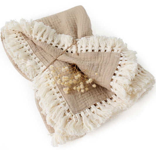 Muslin Blanket-Tan